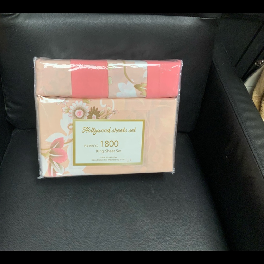 6 piece king sheet set
